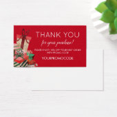 クリスマスプロモーションコード割引カード (デスク)