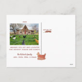 クリスマスプンチキンホリデーポストカード シーズンポストカード (裏面)