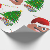 クリスマスプーの醜いクリスマス包装紙 ラッピングペーパー (角)
