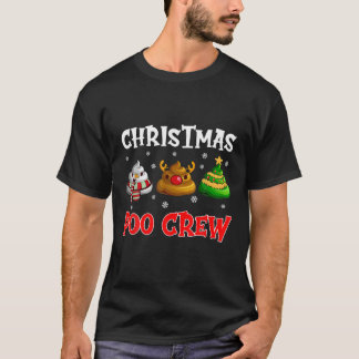 クリスマスプークルークリスマスおもしろいウンチ Tシャツ