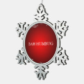 クリスマスプーターオーナメント スノーフレークピューターオーナメント (右)