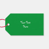クリスマスプードクリスマスウィッシュギフトラベル緑 ギフトタグ (裏面横)