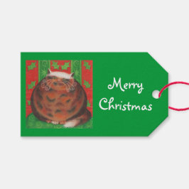 クリスマスプードメリークリスマスギフトラベルグリーン ギフトタグ