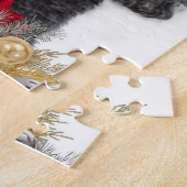 クリスマスプードルドッグジグソーパズル ジグソーパズル (側面)