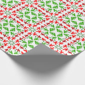 クリスマスプードルラッピング紙 ラッピングペーパー (角)