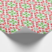 クリスマスプードル ラッピングペーパー (角)