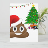 クリスマスプー絵文字 シーズンカード (スタンド正面)