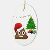 クリスマスプー絵文字 セラミックオーナメント (左)