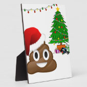 クリスマスプー絵文字 フォトプラーク (側面)