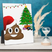 クリスマスプー絵文字 フォトプラーク (側面)