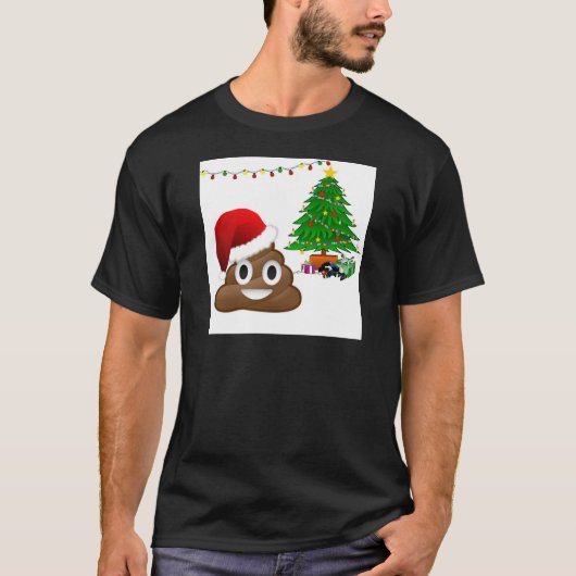 クリスマスプー絵文字 Tシャツ (正面)