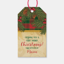 クリスマスプ伝統的ライドタータンチェックリース