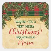 クリスマスプ伝統的ライドタータンチェックリース