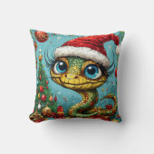 クリスマスヘビ クッション (正面)