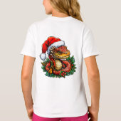 クリスマスヘビ Tシャツ (裏面)