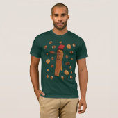 クリスマスヘーゼルナッツクラッカー Tシャツ (正面フル)