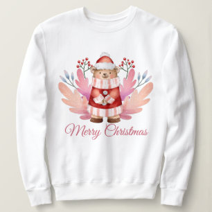 クリスマスベアの汗シャツ スウェットシャツ