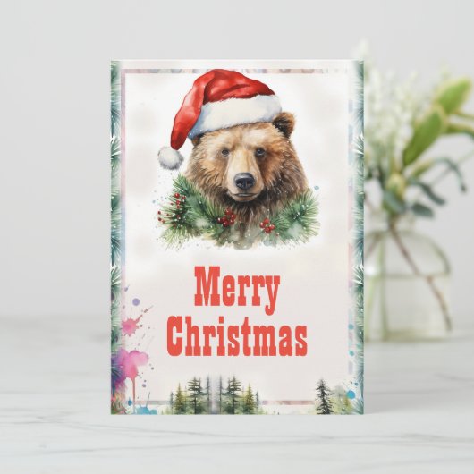 クリスマスベアーウォーター色 シーズンカード (スタンド正面)