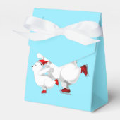 クリスマスベアーギフトボックス フェイバーボックス (正面サイド)