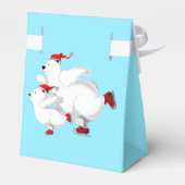 クリスマスベアーギフトボックス フェイバーボックス (裏面サイド)