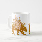 クリスマスベアーギフトTwo-Toneコーヒーマグ コーヒーマグカップ (正面左)