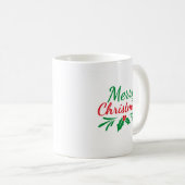 クリスマスベアーコーヒーマグデザイン コーヒーマグカップ (正面右)