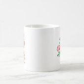 クリスマスベアーコーヒーマグデザイン コーヒーマグカップ (中央)