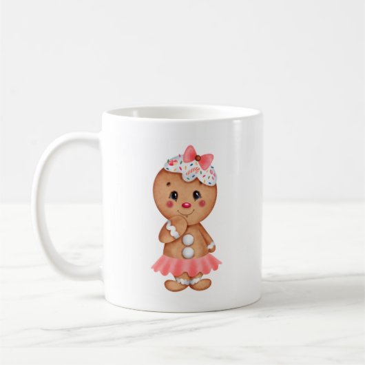 クリスマスベアーコーヒーマグデザイン コーヒーマグカップ (左)