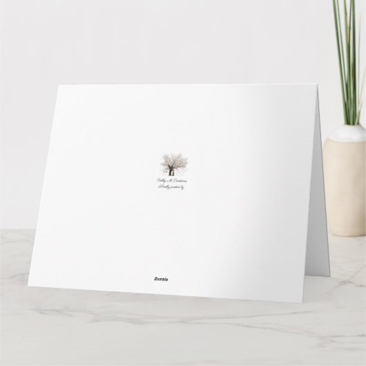 クリスマスベアーズクリスマス カード (裏面)