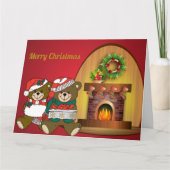 クリスマスベアーズクリスマス カード (正面)