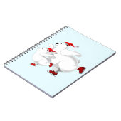 クリスマスベアーズノートブックファミリー ノートブック (左側)