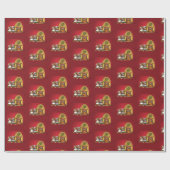 クリスマスベアーズ ラッピングペーパー (フラット)