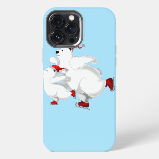 クリスマスベアーズiPhoneケース iPhoneケース (裏面)