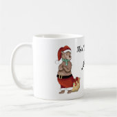 クリスマスベアーチェンジージーンズ(レギンス) コーヒーマグカップ (左)