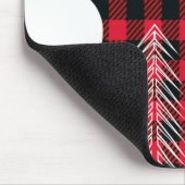 クリスマスベアーパターンマウスパッド マウスパッド (コーナー)