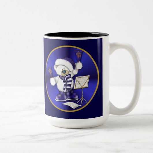 クリスマスベアーホリデーマグ ツートーンマグカップ (右)