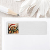 クリスマスベア住所 シール (インサイチュ)