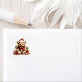 クリスマスベア住所 シール (インサイチュ)