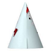 クリスマスベア紙パーティー帽子 パーティーハット (裏面)