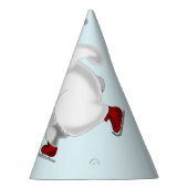 クリスマスベア紙パーティー帽子 パーティーハット (右)