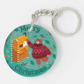 クリスマスベア キーホルダー (裏面)