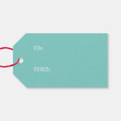 クリスマスベア ギフトタグ (裏面横)