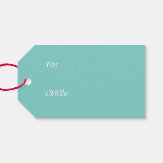 クリスマスベア ギフトタグ (裏面横)