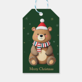 クリスマスベア ギフトタグ