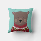 クリスマスベア クッション (裏面)