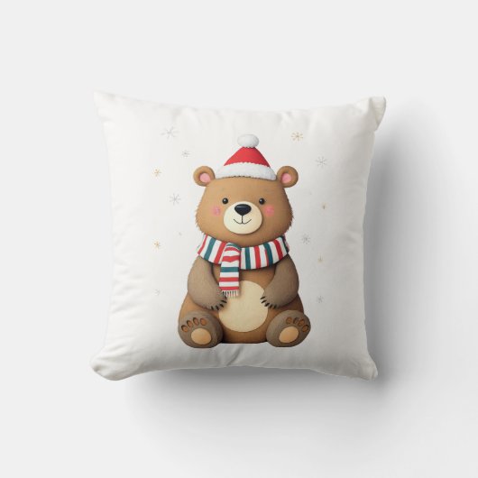 クリスマスベア クッション (正面)