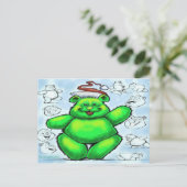 クリスマスベア シーズンポストカード (スタンド正面)