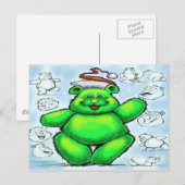 クリスマスベア シーズンポストカード (正面/裏面)