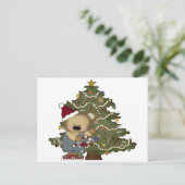 クリスマスベア シーズンポストカード (スタンド正面)