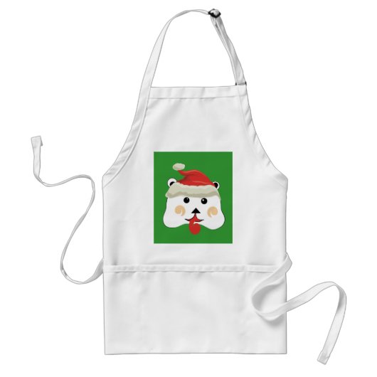 クリスマスベア スタンダードエプロン (正面)